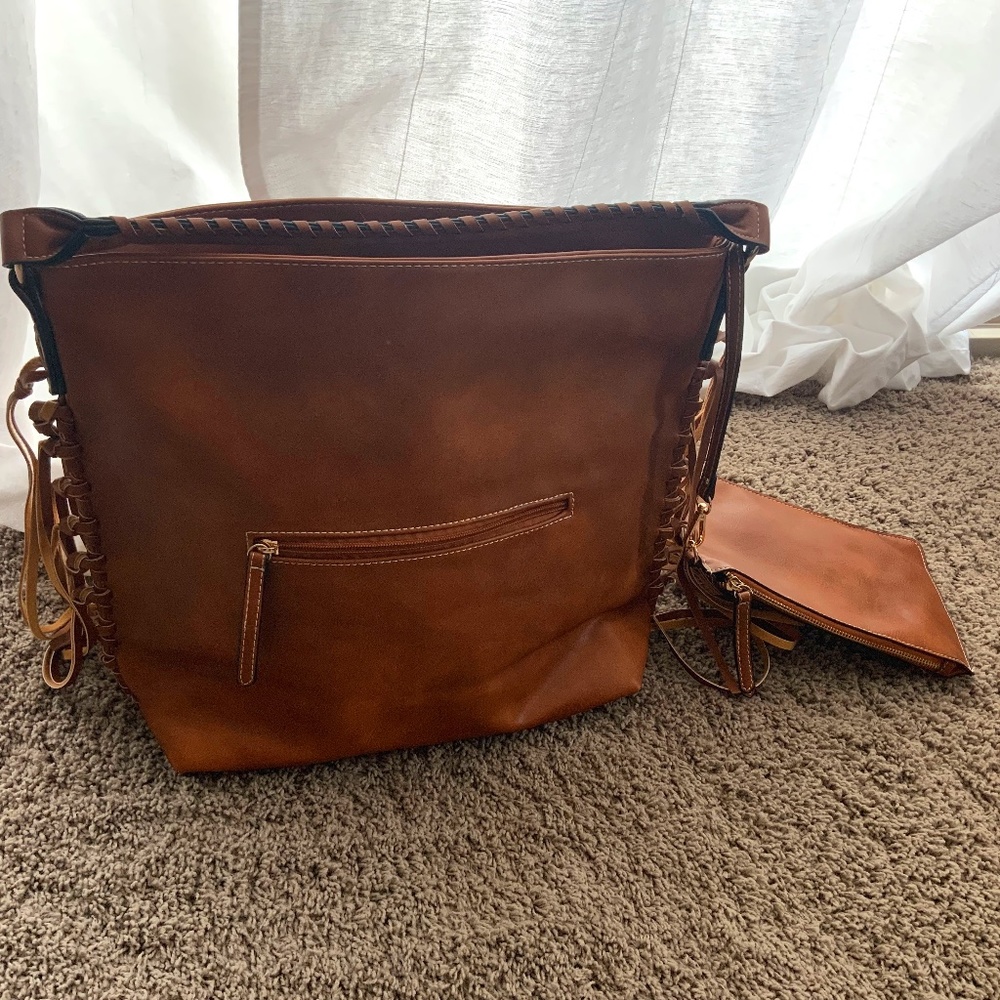 Genuine Leather Tote/Crossbody
